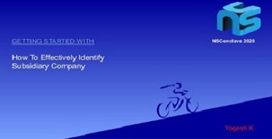 Effective way to identify subsidiary company